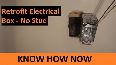 how to install round electrical box|old work electrical box installation.